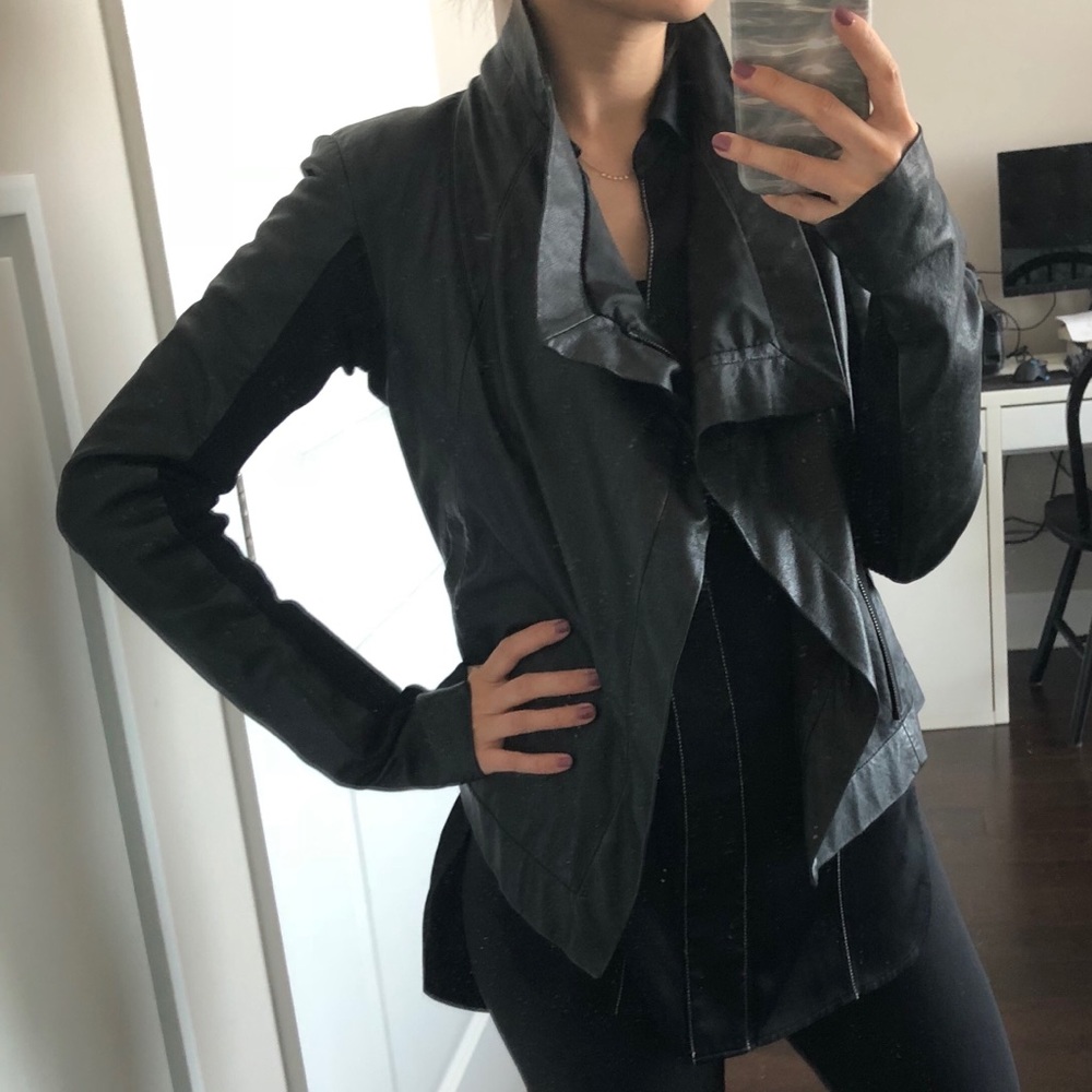 Yaya Aflalo Black leather jacket